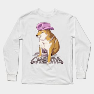 meme cheems Long Sleeve T-Shirt